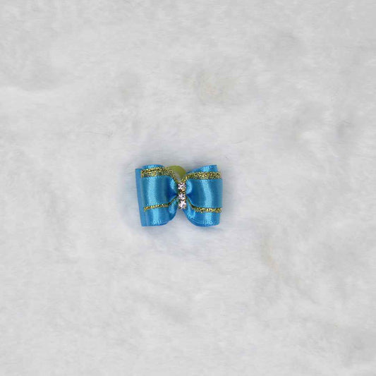 Hello Doggie Three Crystal Bow Crystal Bows & Barrettes