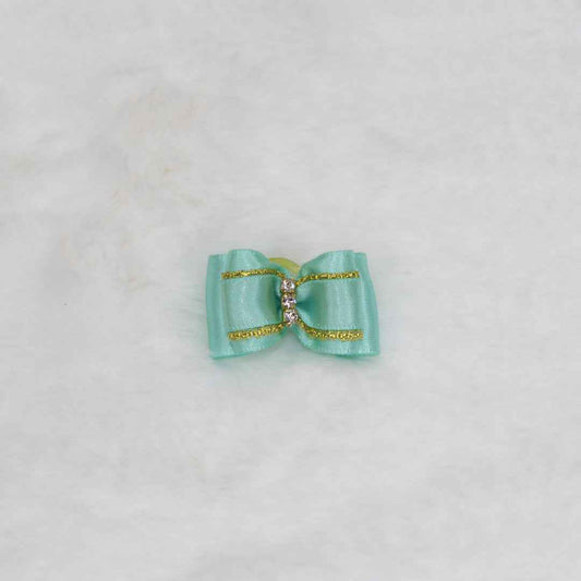 Hello Doggie Three Crystal Bow Crystal Bows & Barrettes