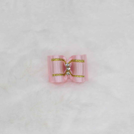 Hello Doggie Three Crystal Bow Crystal Bows & Barrettes
