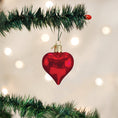 Load image into Gallery viewer, Shiny Red Heart Ornament - Southlake Paws
