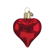 Shiny Red Heart Ornament