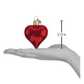 Load image into Gallery viewer, Shiny Red Heart Ornament - Southlake Paws
