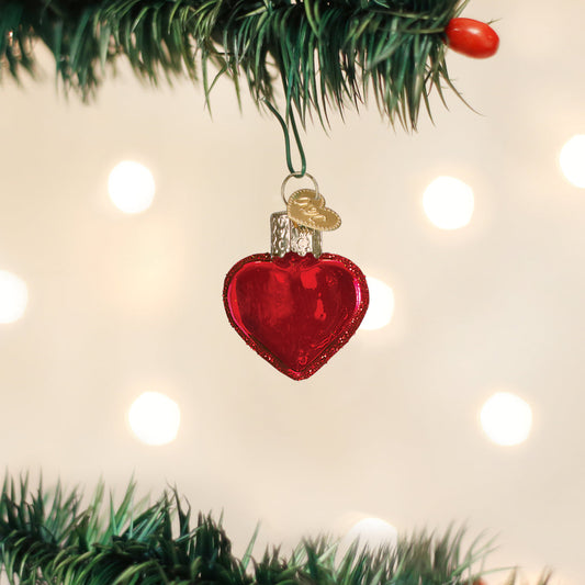 Small Red Heart Ornament - Southlake Paws