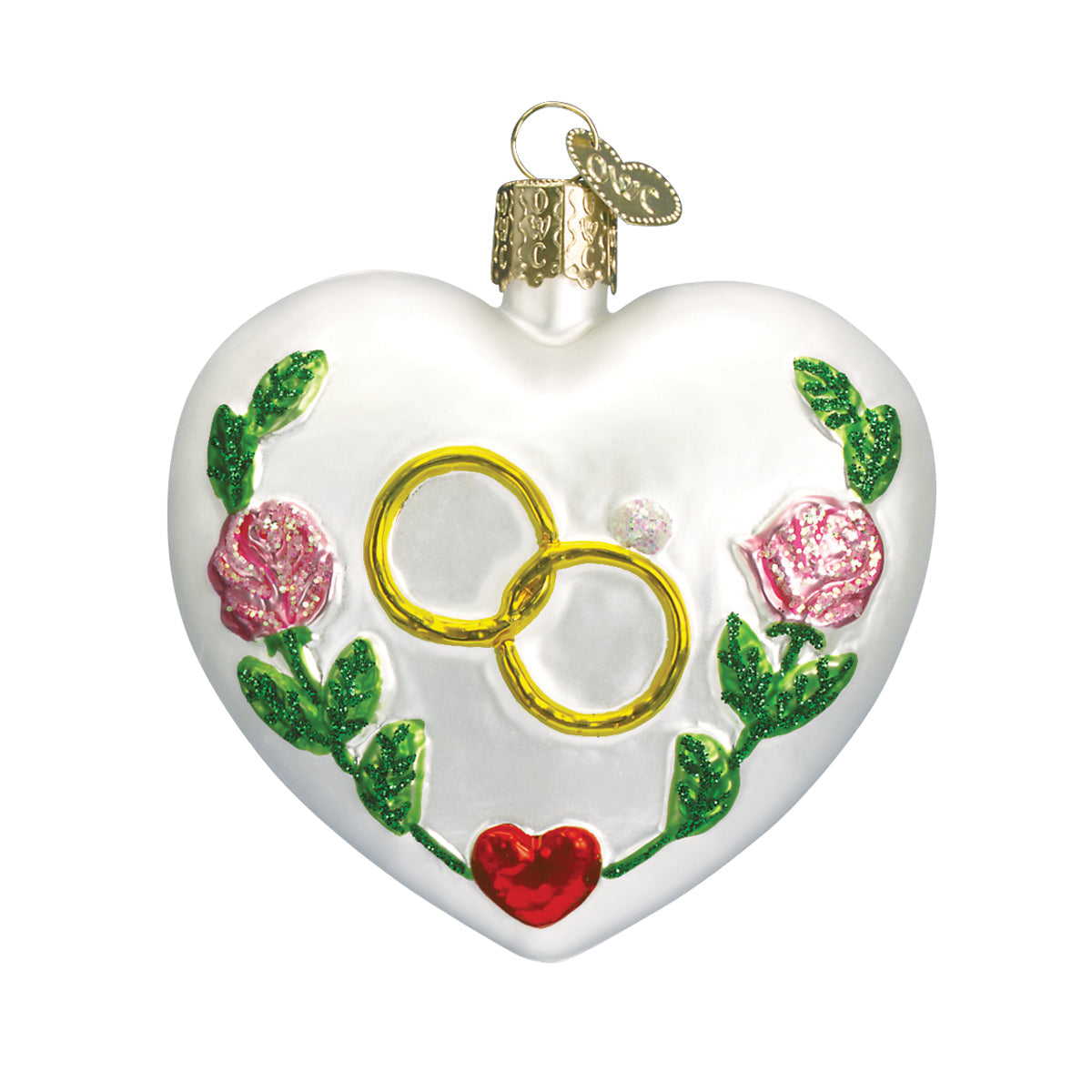 Wedding Heart Ornament - Southlake Paws