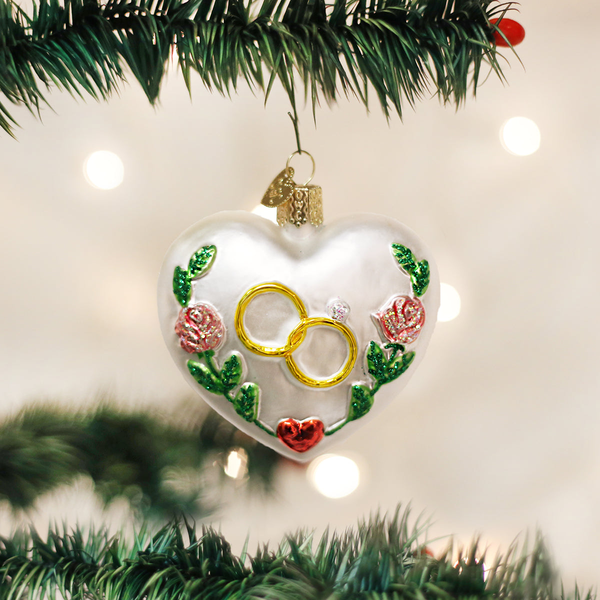 Wedding Heart Ornament - Southlake Paws
