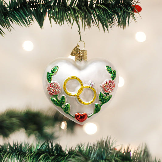 Wedding Heart Ornament - Southlake Paws