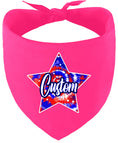 Load image into Gallery viewer, Custom Patriotic Tie Dye Pet Bandana
