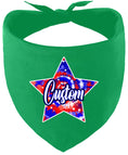 Load image into Gallery viewer, Custom Patriotic Tie Dye Pet Bandana
