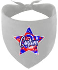 Load image into Gallery viewer, Custom Patriotic Tie Dye Pet Bandana
