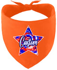 Load image into Gallery viewer, Custom Patriotic Tie Dye Pet Bandana
