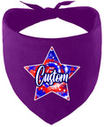 Load image into Gallery viewer, Custom Patriotic Tie Dye Pet Bandana
