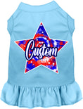 Load image into Gallery viewer, Custom Patriotic Tie Dye Pet Dress
