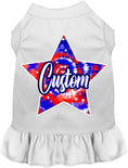 Load image into Gallery viewer, Custom Patriotic Tie Dye Pet Dress
