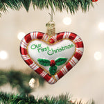 Peppermint Heart Ornament