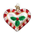 Load image into Gallery viewer, Peppermint Heart Ornament - Southlake Paws
