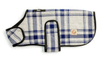 Grey and Blue Plaid Blanket Coat