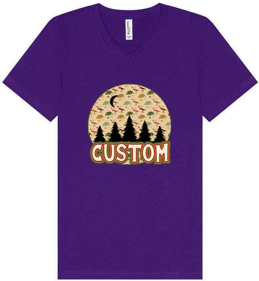 Custom Under the Stars Unisex V-Neck Shirt