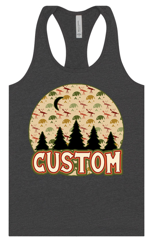 Custom Under the Stars Women's Racerback Tank