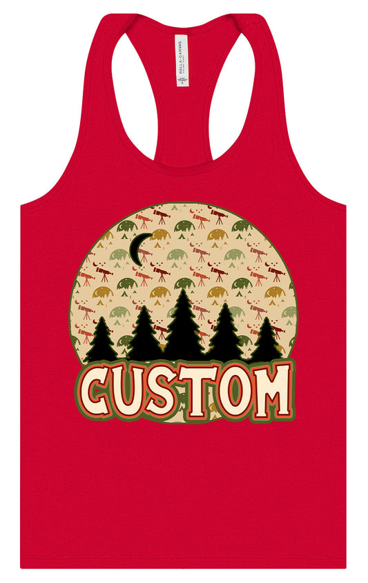 Custom Under the Stars Women's Racerback Tank