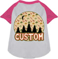 Load image into Gallery viewer, Custom Under the Stars Pet Raglan Shirts
