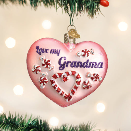 Grandma Heart Ornament - Southlake Paws