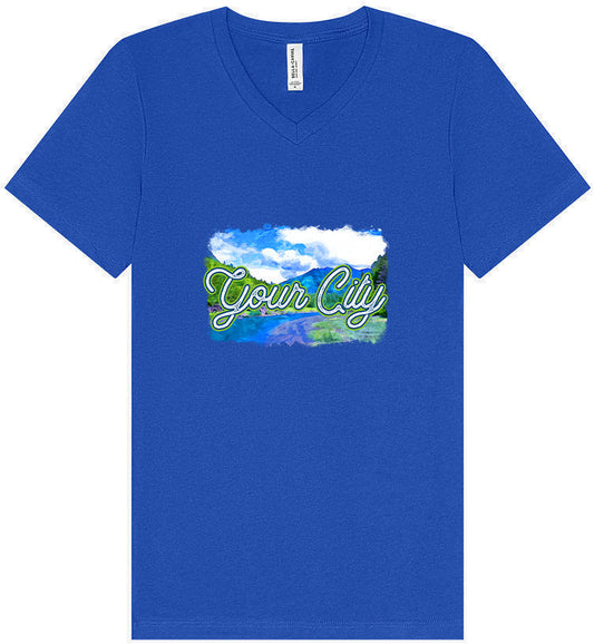 Custom Summer Unisex V-Neck Shirt