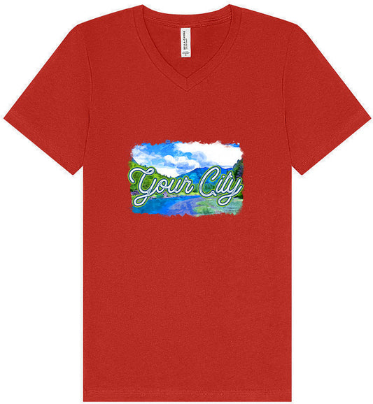 Custom Summer Unisex V-Neck Shirt