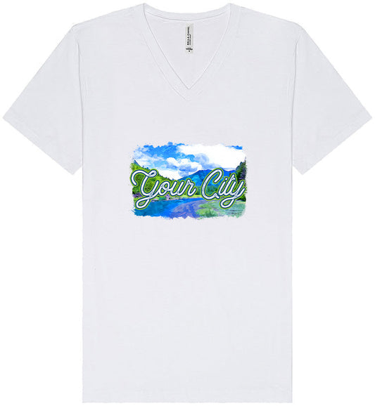 Custom Summer Unisex V-Neck Shirt