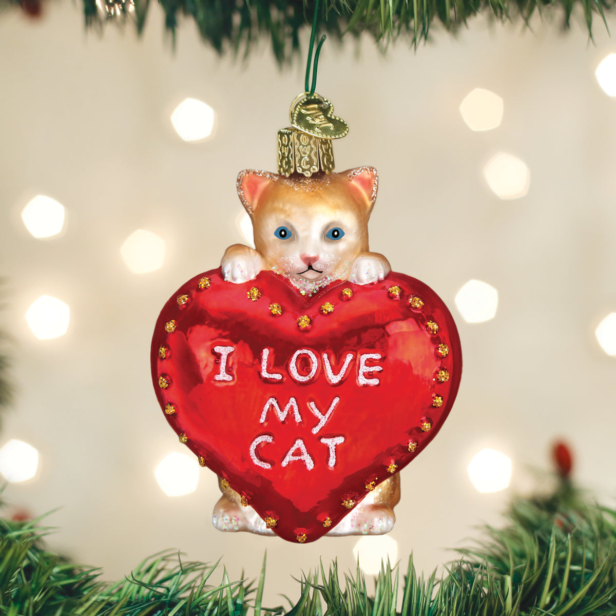I Love My Cat Ornament - Southlake Paws
