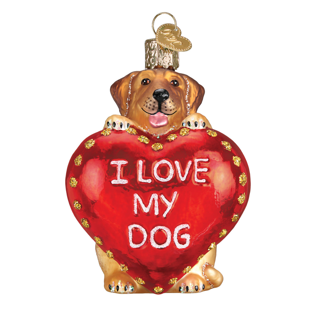 I Love My Dog Ornament - Southlake Paws