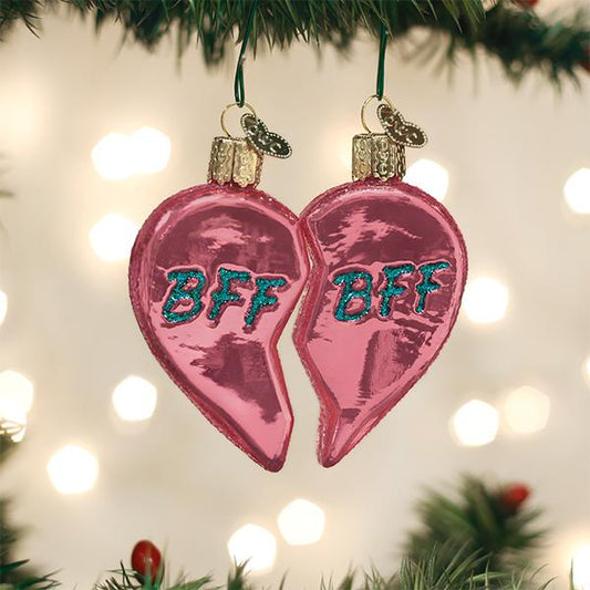 Bff Hearts Ornament - Southlake Paws