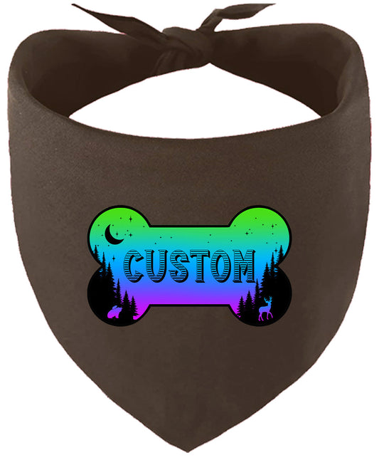 Custom Mountain Shades Pet Bandana