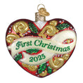 Load image into Gallery viewer, 2025 First Christmas Heart Ornament - Southlake Paws
