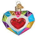 Load image into Gallery viewer, Faceted Heart Ornament - Southlake Paws
