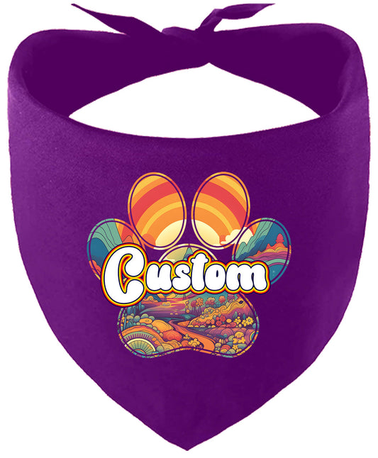 Custom Groovy Summit Pet Bandana