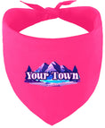Load image into Gallery viewer, Custom Alpine Pawscape Pet Bandana
