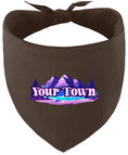 Load image into Gallery viewer, Custom Alpine Pawscape Pet Bandana
