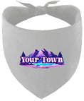 Load image into Gallery viewer, Custom Alpine Pawscape Pet Bandana
