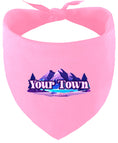 Load image into Gallery viewer, Custom Alpine Pawscape Pet Bandana
