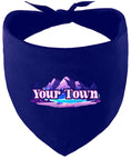 Load image into Gallery viewer, Custom Alpine Pawscape Pet Bandana
