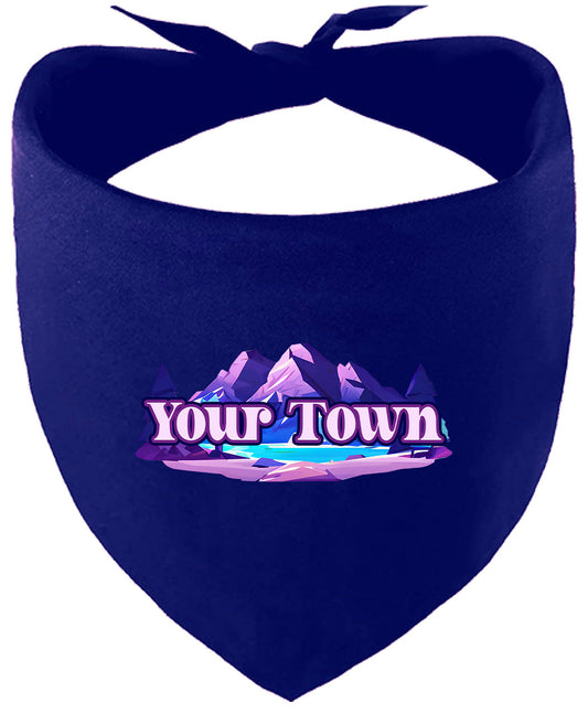 Custom Alpine Pawscape Pet Bandana