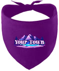 Load image into Gallery viewer, Custom Alpine Pawscape Pet Bandana

