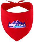Load image into Gallery viewer, Custom Alpine Pawscape Pet Bandana
