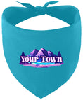 Load image into Gallery viewer, Custom Alpine Pawscape Pet Bandana

