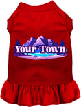 Load image into Gallery viewer, Custom Alpine Pawscape Pet Dress
