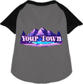 Load image into Gallery viewer, Custom Alpine Pawscape Pet Raglan Shirts
