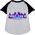 Load image into Gallery viewer, Custom Alpine Pawscape Pet Raglan Shirts
