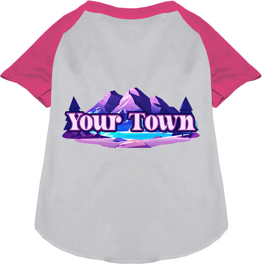 Custom Alpine Pawscape Pet Raglan Shirts