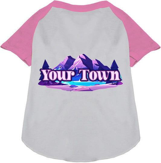 Custom Alpine Pawscape Pet Raglan Shirts