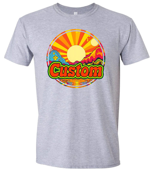 Custom Mellow Mountain Children's Gildan Soft Shirt